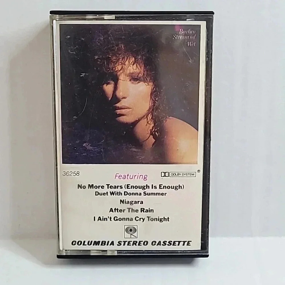 BARBARA STREISAND "WET" 1979 Vintage Cassette